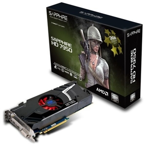 Sapphire HD 7950 3GB GDDR5 DVI HDMI Dual Mini DisplayPort PCI-E Graphics Card