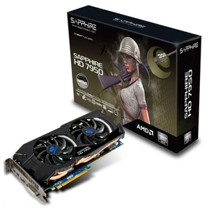 Sapphire HD 7950 OC Edition 3GB GDDR5 DVI HDMI Dual Mini DisplayPort PCI-E Graphics Card