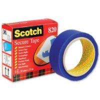 Scotch 820 Secure Tape Anti-tampering 35mmx3blue Ref 8203533