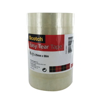 Scotch Easy Tear Clear 25mmx66m