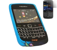 Sea Dreams Twin Pack ProGel Skin Case LCD Screen Protector BlackBerry 9700 Bold 9780 Onyx