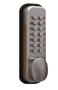 Securikey Lockit Mechanical Push Button Digital Lock - Chrome