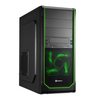Sharkoon VS3-V Black Case,  Green Application ATX Case
