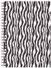 Silvine A5 Cbnd Twin Wire Notebook Zebra - 5 Pack