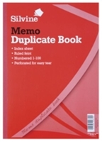 Silvine Dup Book A4 Memo 614-t - 6 Pack