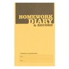 Silvine Homework Diary A6 Yellow Ex205