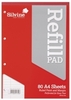 Silvine Refill Pad A4 80lf Fm A4rp - 6 Pack