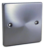 Single Gang Satin Chrome Wallplate