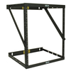SmartRack 8U/12U/22U Expandable Flat-Pack Low-Profile Switch-Depth Wall-Mount 2-Post Open Frame Rack
