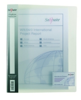 Snopake Poly Ring Bndr A4 25mm Clr 10183 - 10 Pack
