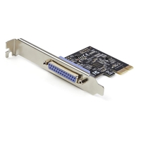 StarTech 1-Port Parallel PCIe Card - PCI Express to Parallel DB25 Adapter Card - Desktop Expansion LPT Controller for Printers,  Scanners & Plotters - SPP/ECP - Standard/Low Profile