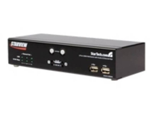 Startech 2-port USB KVM Switch With - Audio & Ethernet Hub In