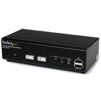 StarTech 2 Port USB VGA KVM Switch with DDM Fast Switching Technology and Cables
