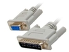Startech Serial Null Modem Cable DB-9 (F) To DB-25 (M) - 3 m