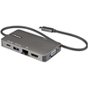 Startech USB-C Multiport Adapter - USB-C to 4K 30Hz HDMI or 1080p VGA - USB Type-C Mini Dock w/ 100W Power Delivery Passthrough,  3-Port USB Hub 5Gbps,  GbE - 12" (30cm) Attached Cable