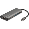 Startech USB C Multiport Adapter - USB-C Travel Dock to 4K HDMI,  3x USB 3.0 Hub,  SD/SDHC,  GbE,  60W PD 3.0 Pass-Through - USB Type-C/Thunderbolt 3 - Replaces DKT30CSDHPD