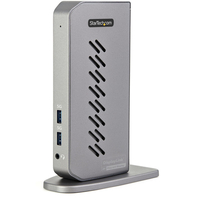 Startech USB-C USB-A Dock Hybrid USB 3.0 4K Dual Laptop Docking Station HDMI Display Port