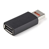 StarTech Usb Data Blocker Adapter Usb A - Male to Female Secure Charging Data Blocker