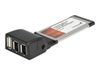 StarTech.com 1 Port USB 2.0 & 2 Port FireWire ExpressCard Laptop Combo Adapter Card