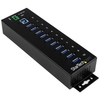 StarTech.com 10 Port USB 3.0 Hub - ESD Surge Protection - Rugged USB Hub