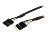 StarTech.com 18in Internal 5 pin USB IDC Motherboard Header Cable - USB cable - 5 pin internal (F) - 5 pin internal (M) - 45.7 cm (USB / Hi-Speed USB ) - black
