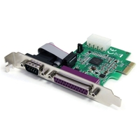 StarTech.com 1S1P Native PCI Express Parallel Serial Combo Card with 16950 UART