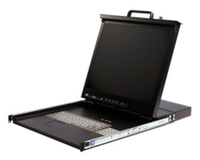 StarTech.com 1U 19in Rackmount LCD Console with Integrated 8 Port KVM Switch