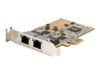 StarTech.com 2 Port PCI Express 10/100/1000 Gigabit Ethernet Network Adapter Card