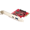 Startech.com 2-Port USB 3.1 (10Gbps) Card - 1x USB-C,  1x USB-A - PCIe