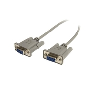StarTech.com 25 ft Cross Wired DB9 Serial Null Modem Cable