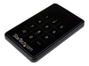 StarTech.com 2.5in Encrypted Hard Drive Enclosure - Portable External HDD Enclosure SATA to USB 3.0