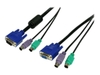 StarTech.com 3-in-1 Universal PS/2 KVM Cable 15.2m
