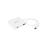 StarTech.com 3-Port USB-C Hub with Power Delivery White