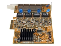 StarTech.com 4 Port Ethernet Card - Gigabit Ethernet Network Adapter Card