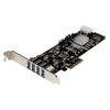StarTech.com 4 Port PCI Express USB 3.0 Card w/ 2 Dedicated Channels - UASP