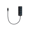 StarTech.com 4-Port USB-C Hub Black