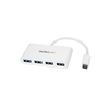 StarTech.com 4-Port USB-C Hub White