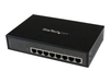 StarTech.com 8 Port Unmanaged Industrial Gigabit Power over Ethernet Switch