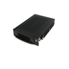 StarTech.com Black 5.25in SATA Hard Drive Mobile Rack Drawer - 3.5 SATA mobile Rack - removable HDD Bay