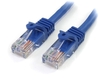 StarTech.com Cat 6 Blue Molded RJ45 UTP Gigabit Cat6 Patch Cable - Patch Cord (1.2m)