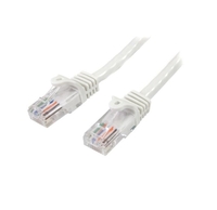 StarTech.com CAT5e Cable - 7 m White Ethernet Cable - Snagless - CAT5e Patch Cord - CAT5e UTP Cable
