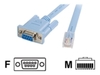 StarTech.com Cisco console router cable - RJ45 (m) - DB9 (f) - 6 ft