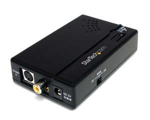 StarTech.com Composite and S-Video to HDMI Converter with Audio