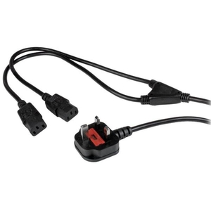 Startech.com Computer Power Cable - BS-1363 to 2x C13 - 2 m