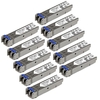 Startech.com Gigabit Fiber SFP Transceiver Module SM/MM LC with DDM 10 Pack