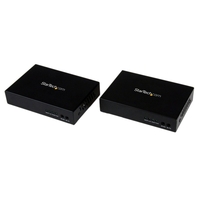 StarTech.com HDMI Over Single Cat 5e/6 Extender with Power Over Cable Ethernet and IR - 330 ft