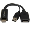 StarTech.com HDMI to DisplayPort Adapter - 4k 30Hz - HDMI to DP Active Adapter