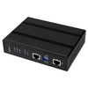 StarTech.com Industrial 1 Port Gigabit PoE+ Power over Ethernet Injector 48V / 30W with Redundant Power - DIN Rail/Wall-Mountable