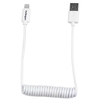 StarTech.com Lightning to USB Cable - Coiled - 0.6m (2ft),  White