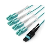 StarTech.com MPO/MTP to LC Breakout Cable - Plenum-Rated - OM3,  40Gb - Push/Pull-Tab - 1 m